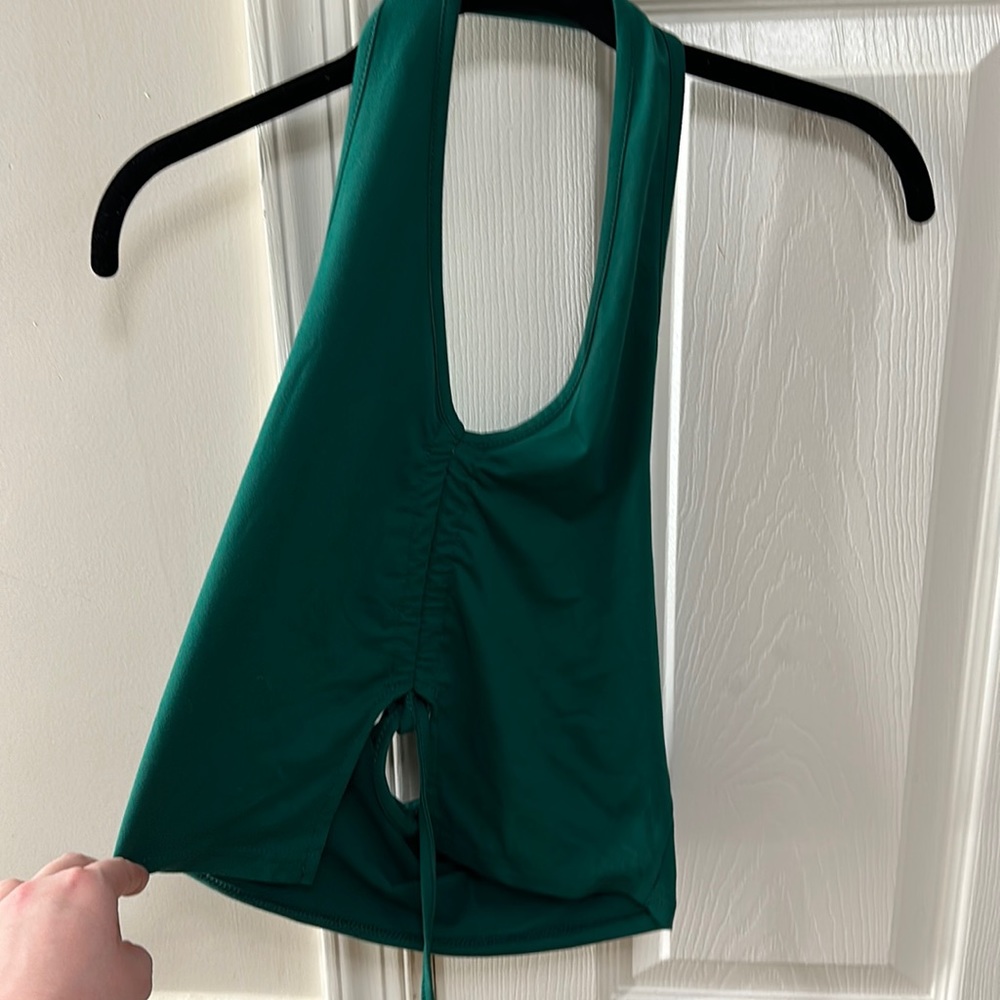 Beautiful green halter top
